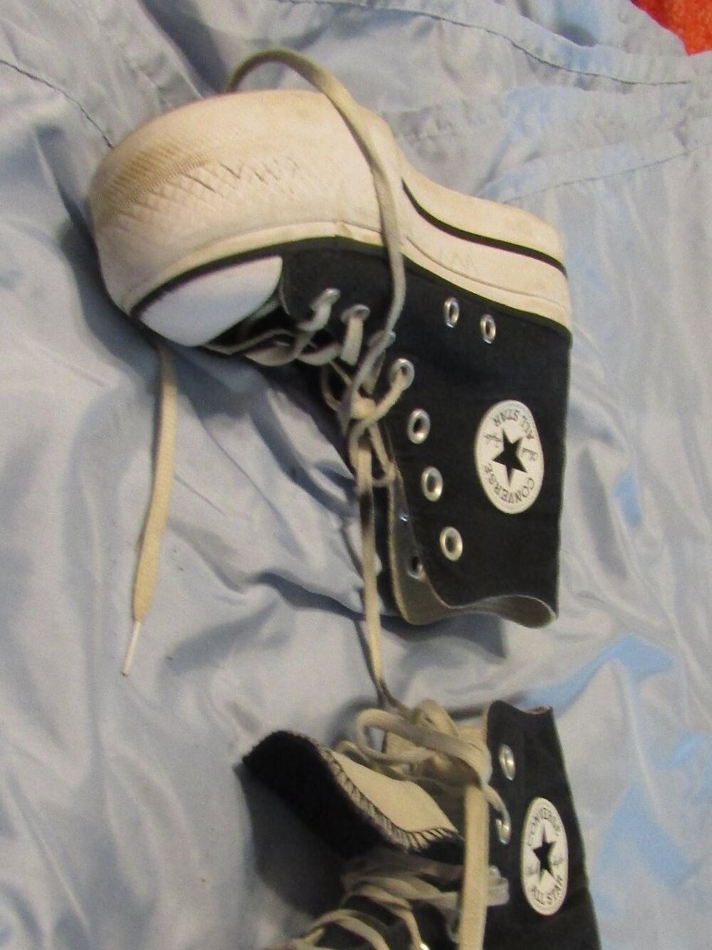 CONVERSE Black &White Chuck Taylor ALL STAR CHUCK TAYLOR High Top Sneakers 5.5W